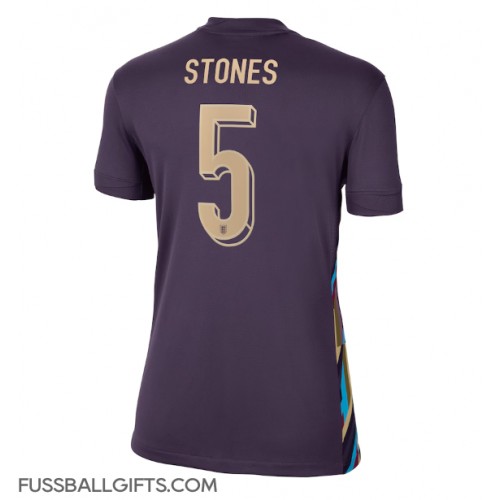 England John Stones #5 Fußballbekleidung Auswärtstrikot Damen EM 2024 Kurzarm